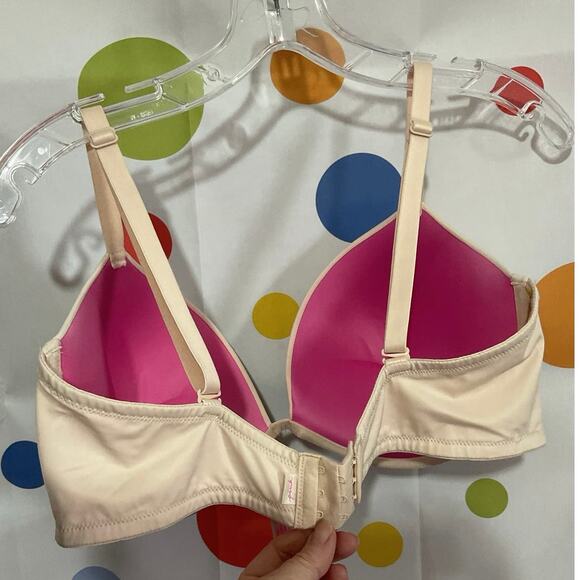 VS Pink Bra Beige 38DD Underwire - Picture 7 of 12